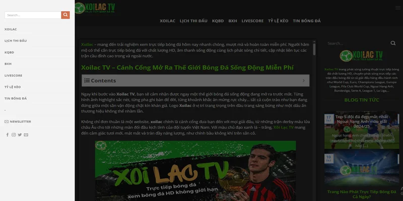 Hướng dẫn xem trực tiếp bóng đá trên Xoilac TV (Chi tiết từng bước) 6 Nâng cao trải nghiệm xem bóng đá của của bạn với Xoilac