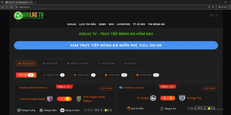 Nền Tảng Nào Xem Trực Tiếp Bóng Đá Đỉnh Nhất? 6 Xoilac - Nền tảng trực tiếp bóng đá hàng đầu hiện tại